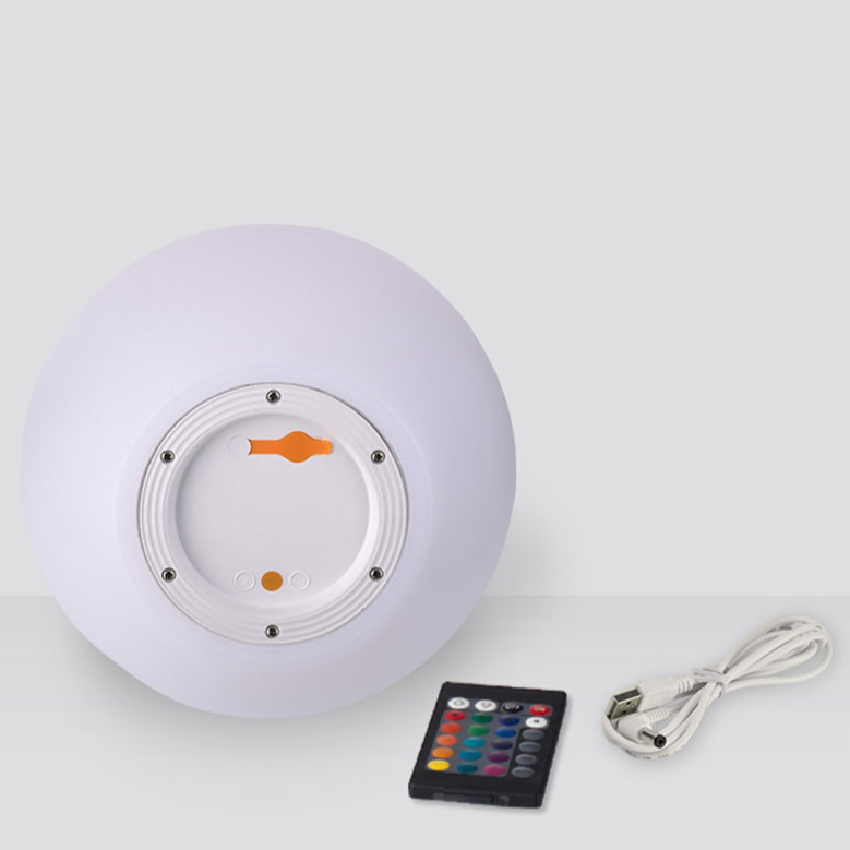 Color Changing LED Orb Lamp with Remote Control and 10-Hour Battery Life