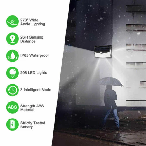 Outdoor Solar Light, LED Flood Light