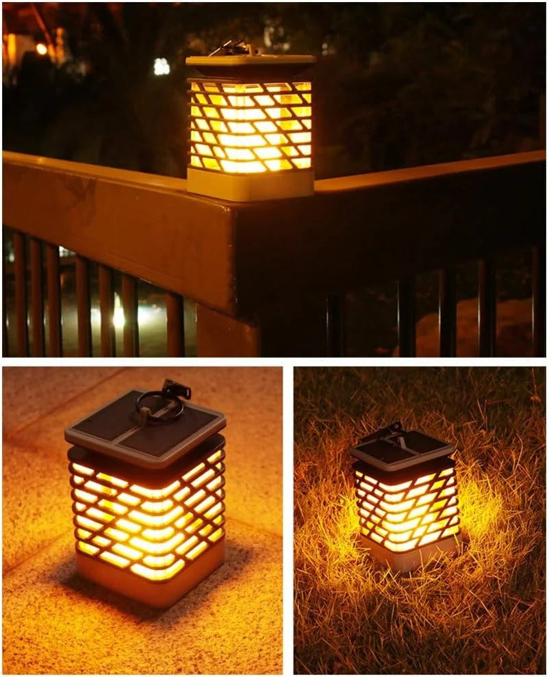 Solar LED Garden Lantern for Soft Ambient Illumination