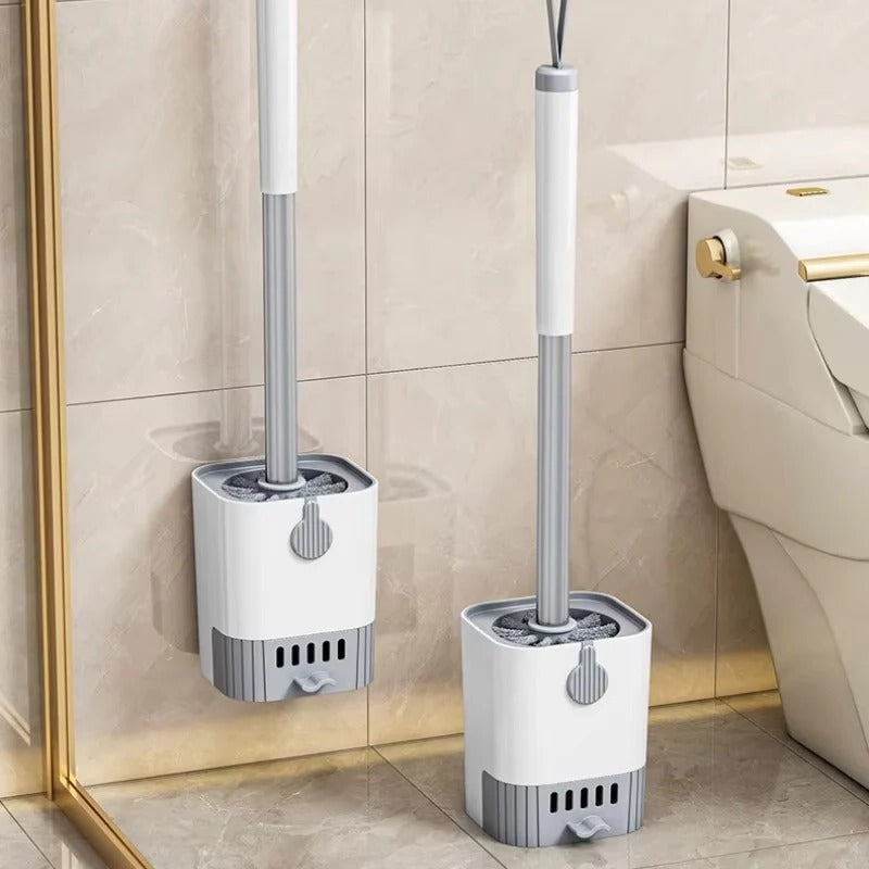 Wall Mounted Flexi Handle Toilet Brush with Modern Holder