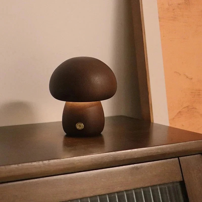 Mushroom Night Light with Touch Control and Adjustable Brightness