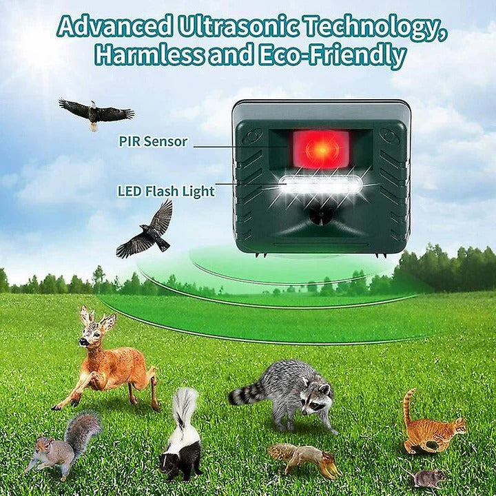 Outdoor Ultrasonic Pest Deterrent For Woodpeckers And Birds