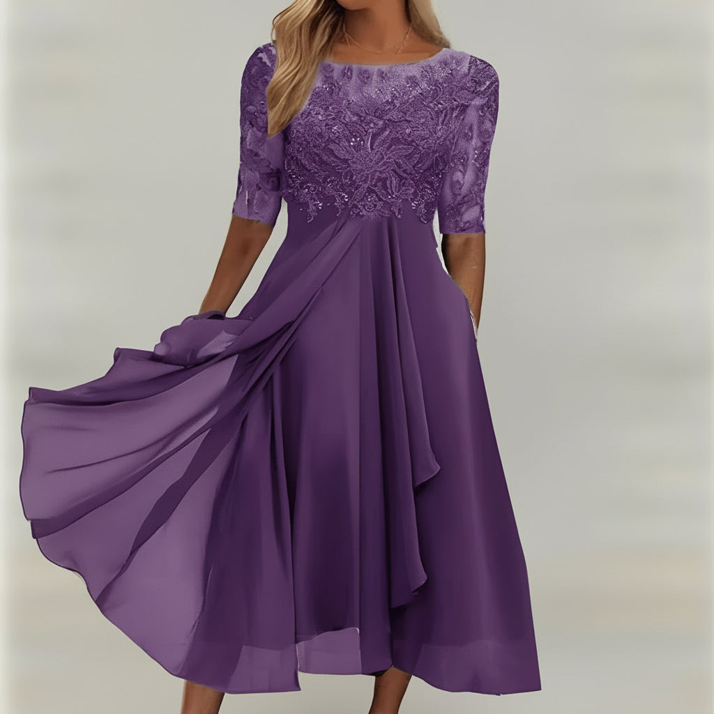 Women's Knit Fabric Casual Dress