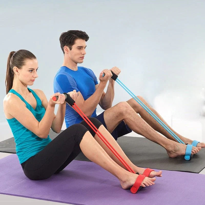 Pedal Resistance Bands Sit-up Pull Rope for Home Exercise