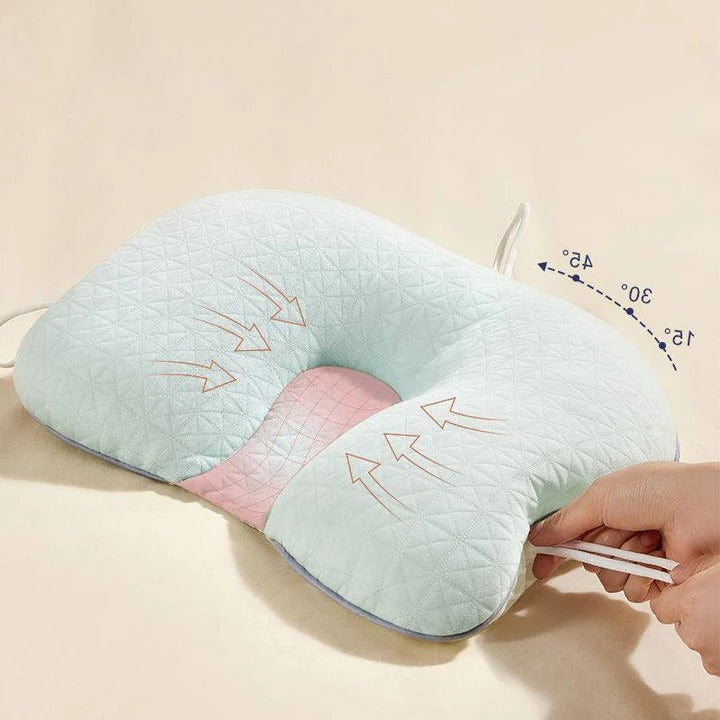 Baby Pillow with Memory Foam Blend and Adjustable Positioning Design