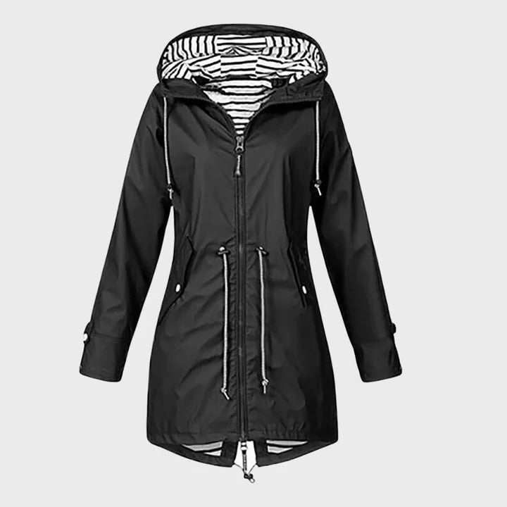 Women’s Rain Jacket with Adjustable Hood