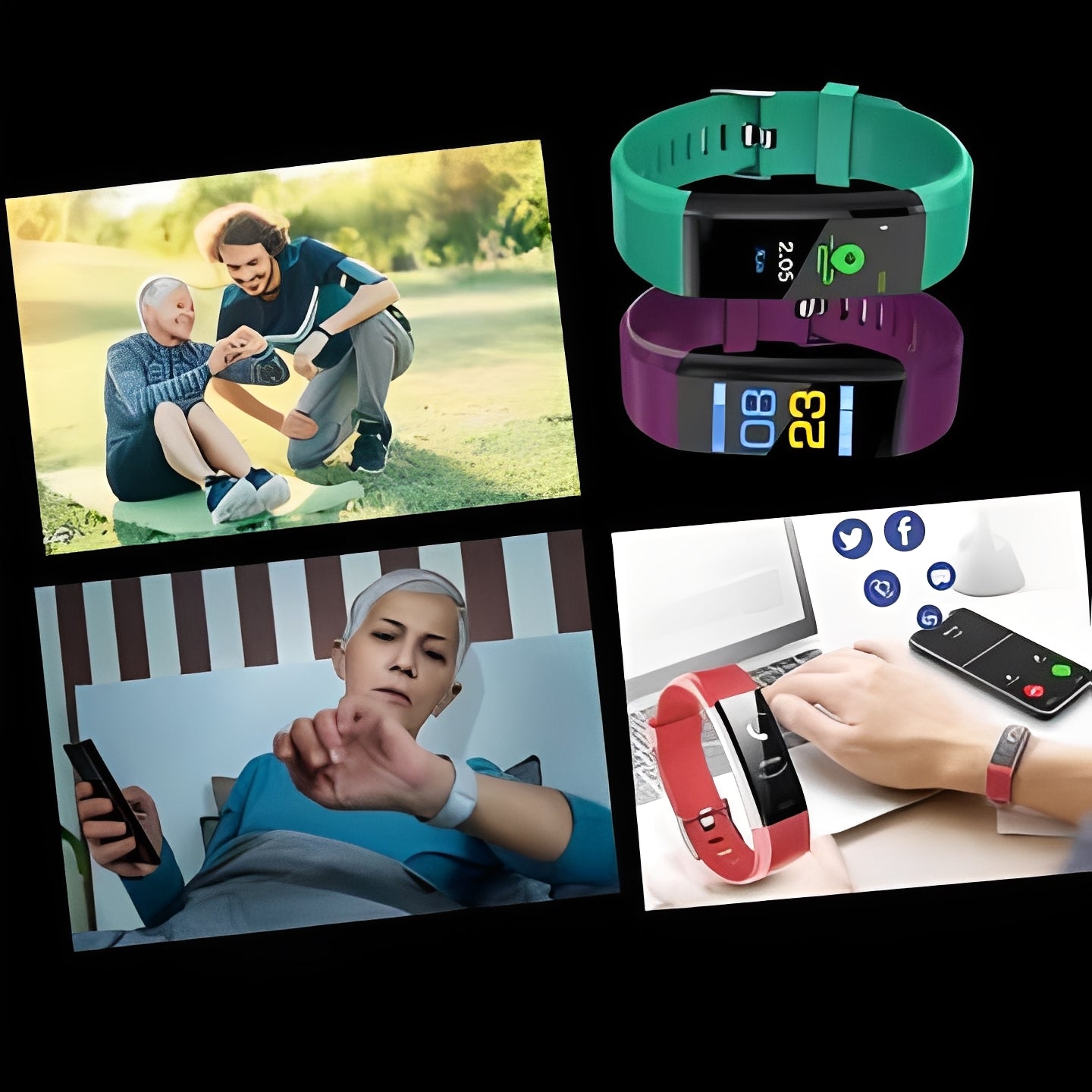 Smartwatch with LED Display and Calling Feature