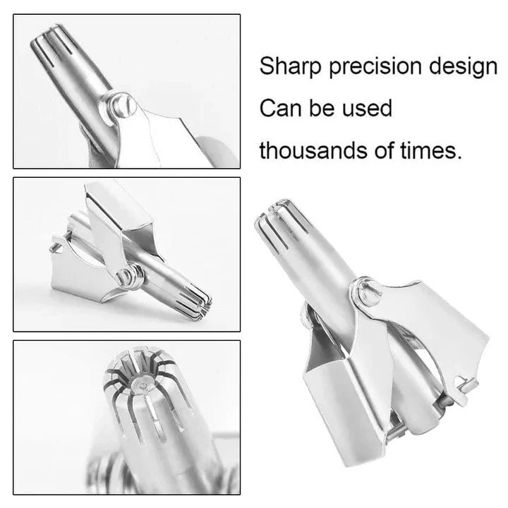 Manual Stainless Steel Nose and Ear Hair Trimmer