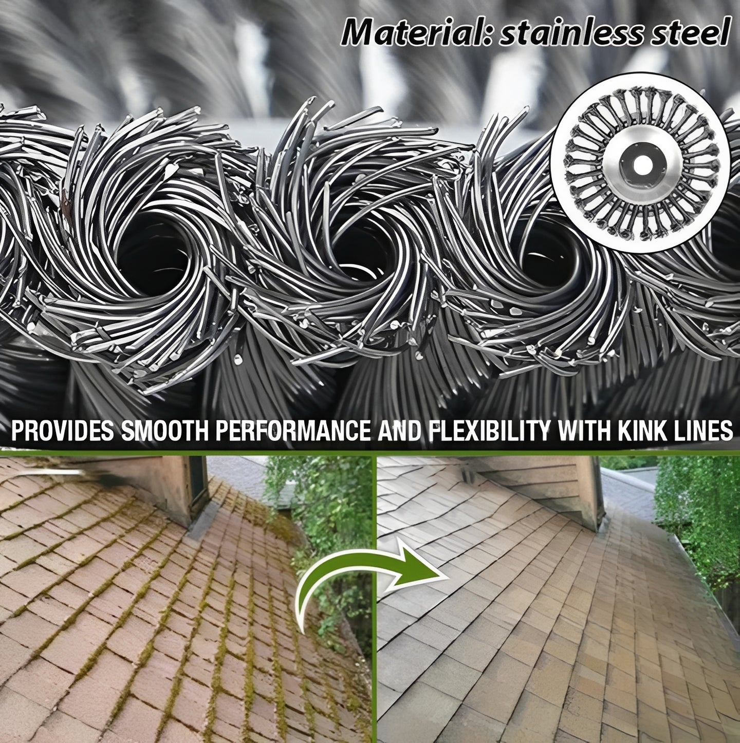 Carbon Steel Trimmer Weed Brush Head for Grass Cutting