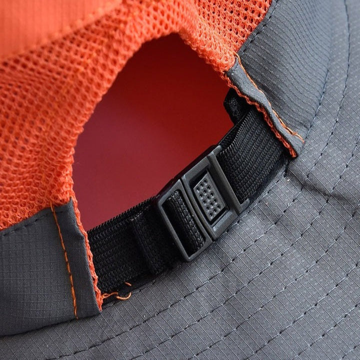 Foldable Wide Brim Sun Hat with Adjustable Fit for Outdoor Use