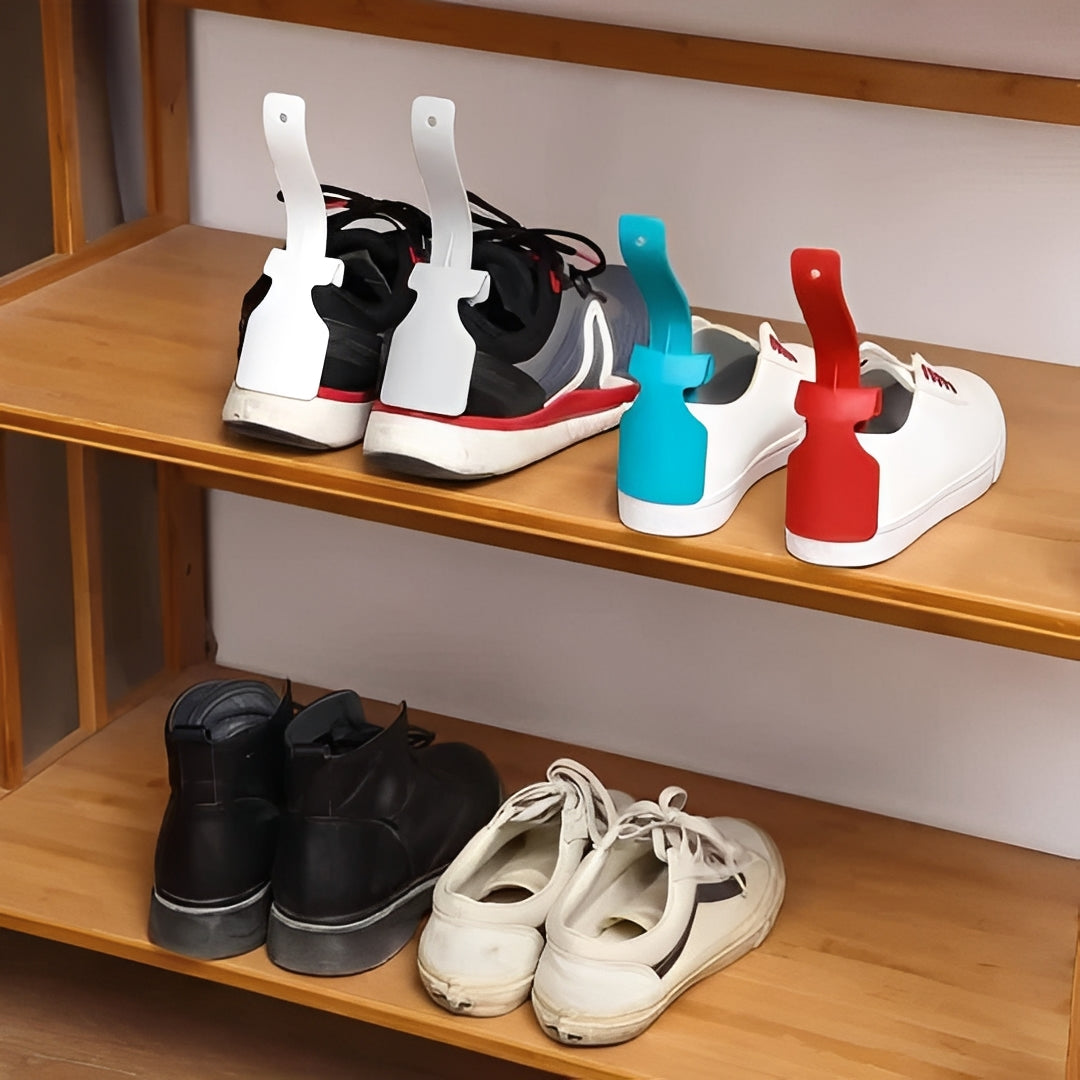 Curved Clip On Shoe Horn for Slip On and Lace Up Shoes