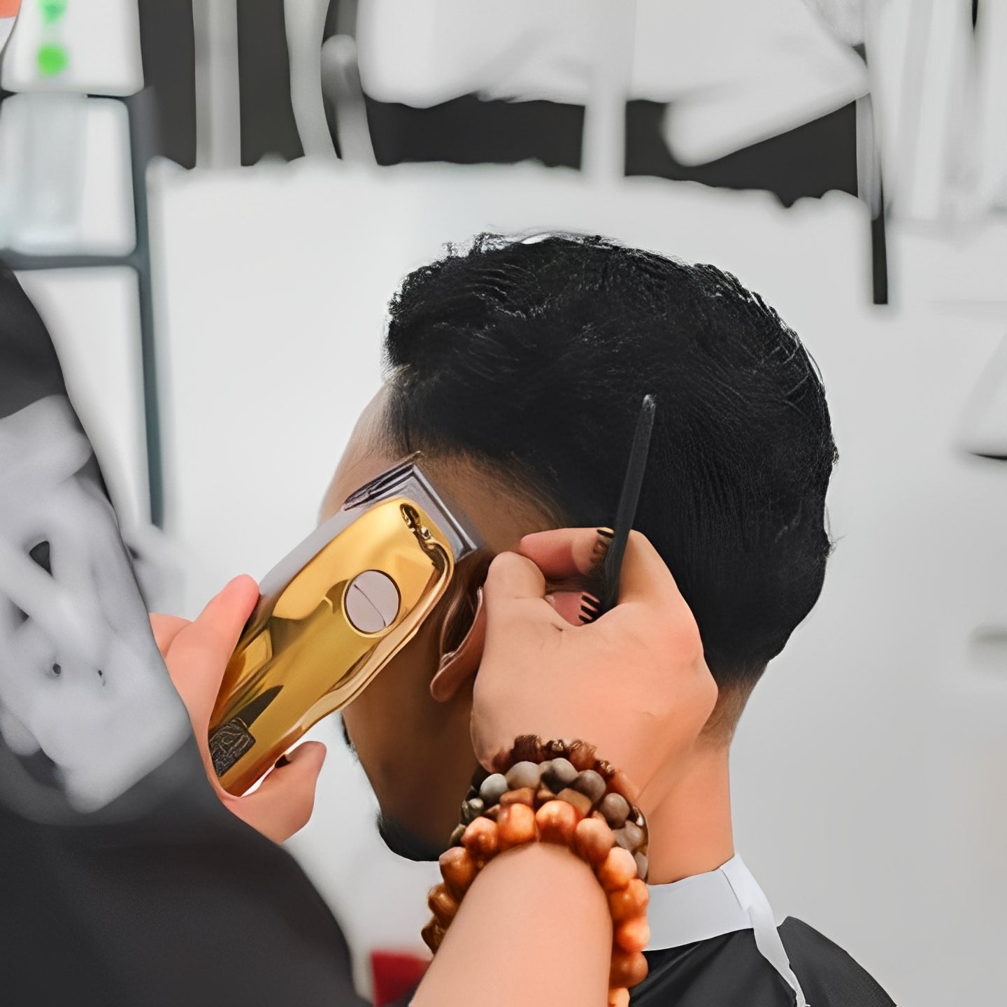 Cordless Hair Cutting Set with Adjustable Clipper and Outliner