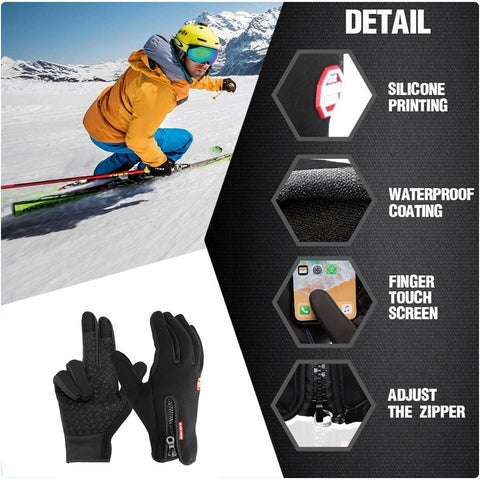 Unisex Thermal Gloves – Warming for Cycling, Skiing & Hiking