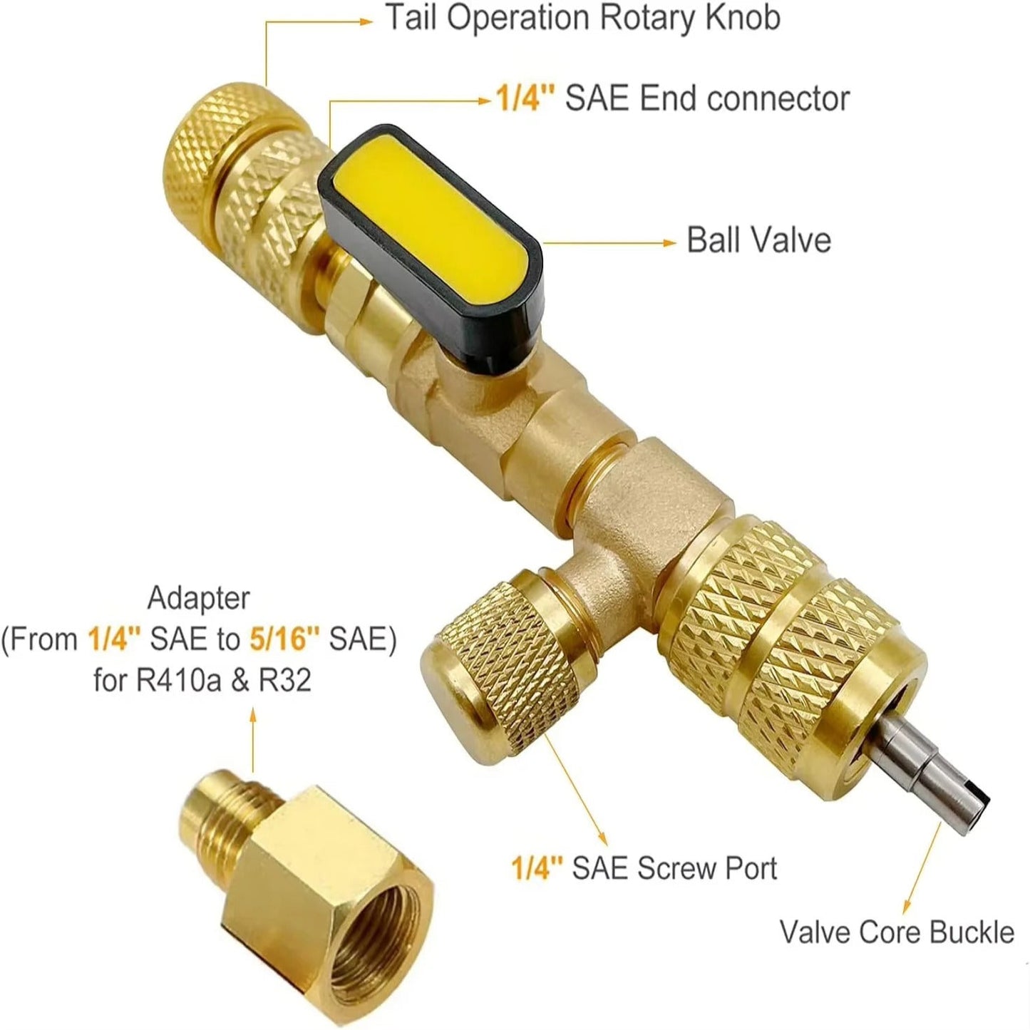 HVAC Valve Core Remover and Installer Tool