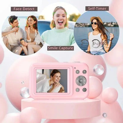 Vintage Style Compact Digital Camera with LCD Screen