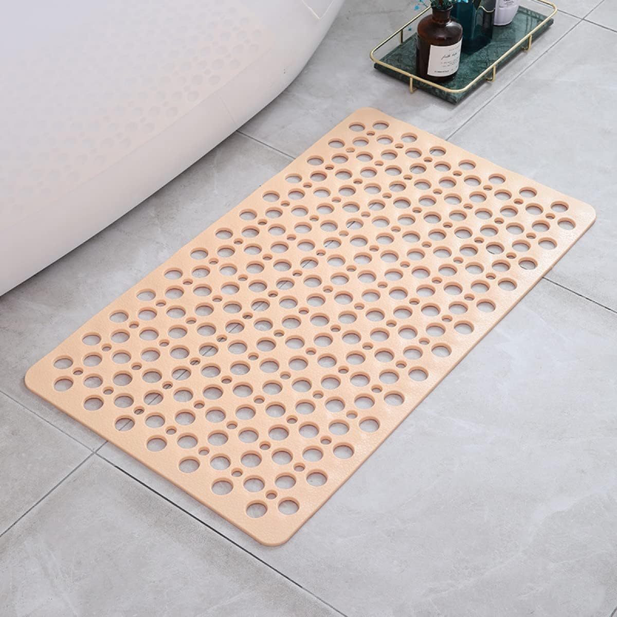 Slip Resistant Shower Mat with Antibacterial Textured Surface