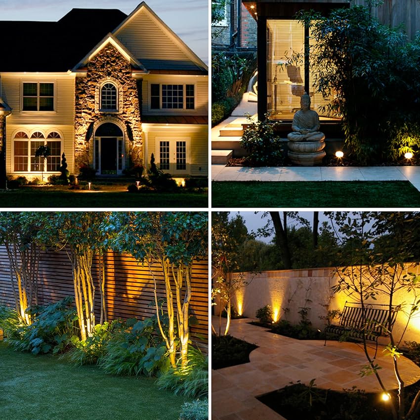 Solar Garden Spotlight 9-Color LED Adjustable Landscape Light - Product detail 9