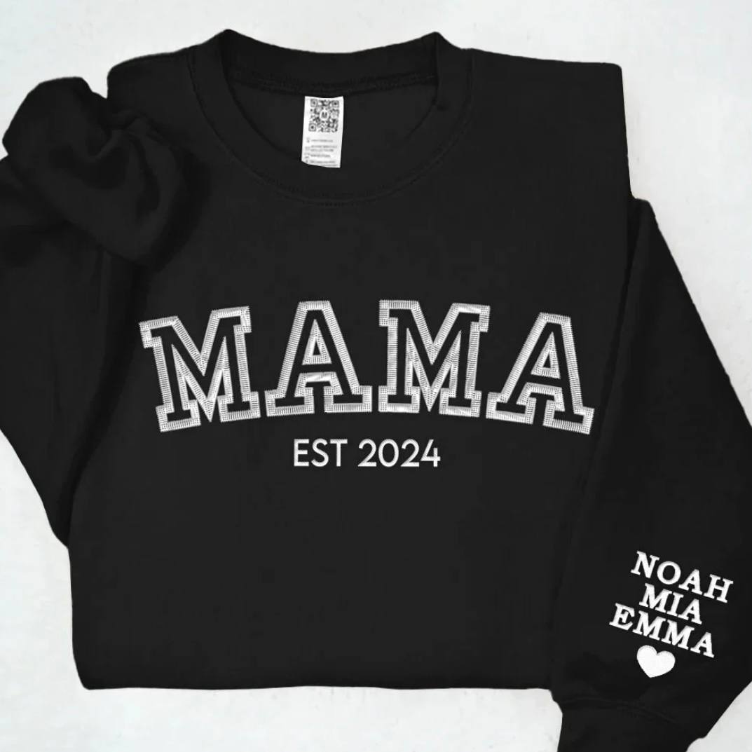Personalized Family Name Embroidered Hoodie