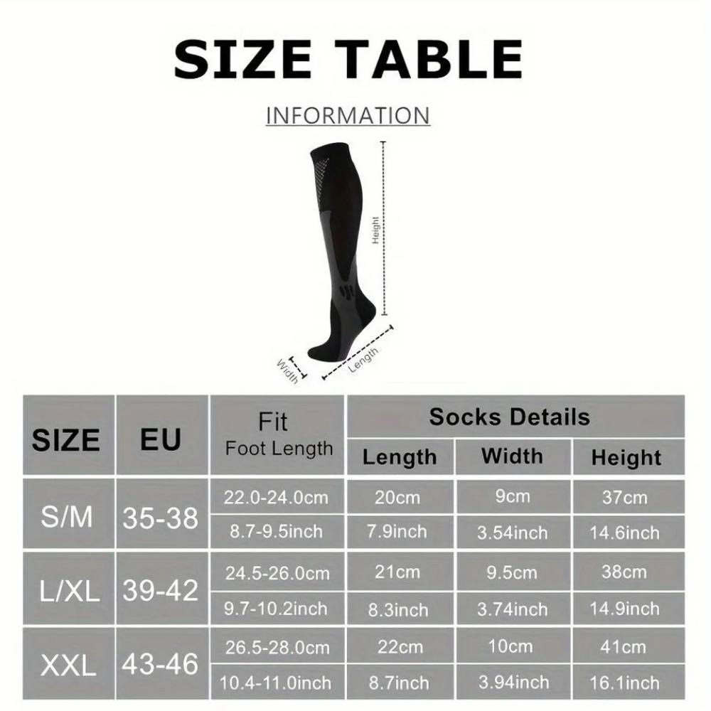 Women's Compression Socks for Running and Sports, Breathable Support and Recovery