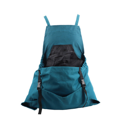 Garden Apron with Oxford Fabric and Cross Back Straps, Adjustable Waist