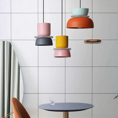 Macaron LED Pendant Light in Nordic Color Design