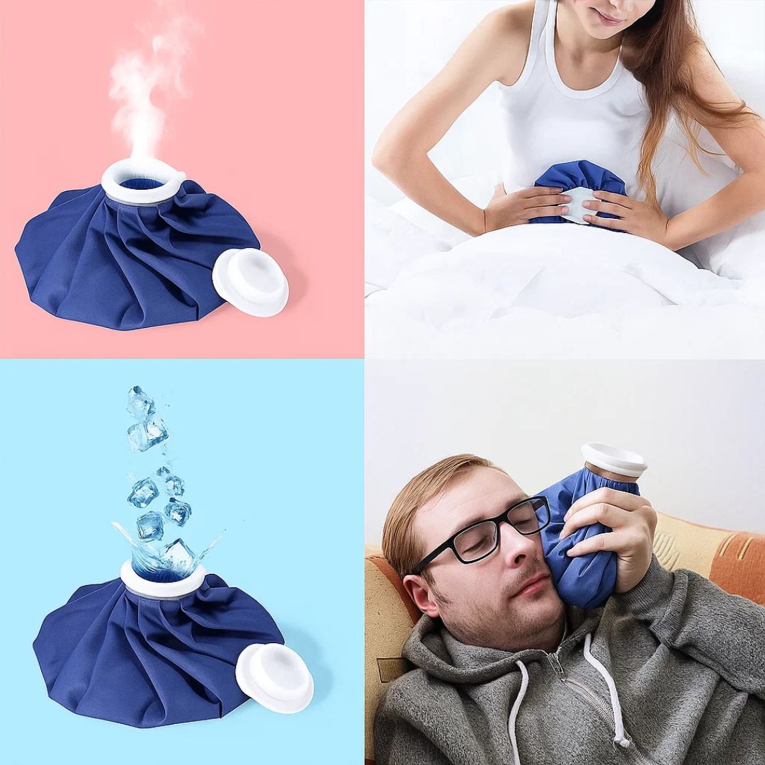 Reusable Hot and Cold Therapy Pack with Moldable Gel and Insulated Seal