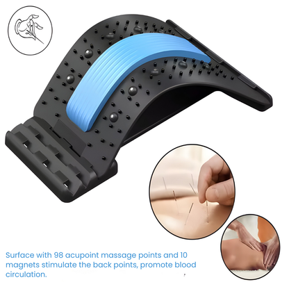 Lumbar Support Back Stretching Board for Yoga Spine Relief and Posture Correction