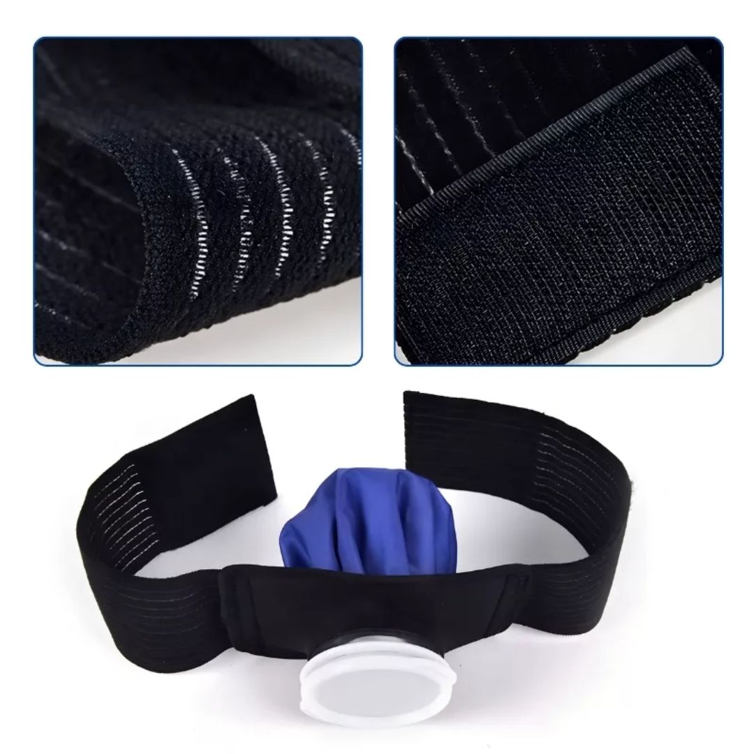 Reusable Hot and Cold Therapy Pack with Moldable Gel and Insulated Seal