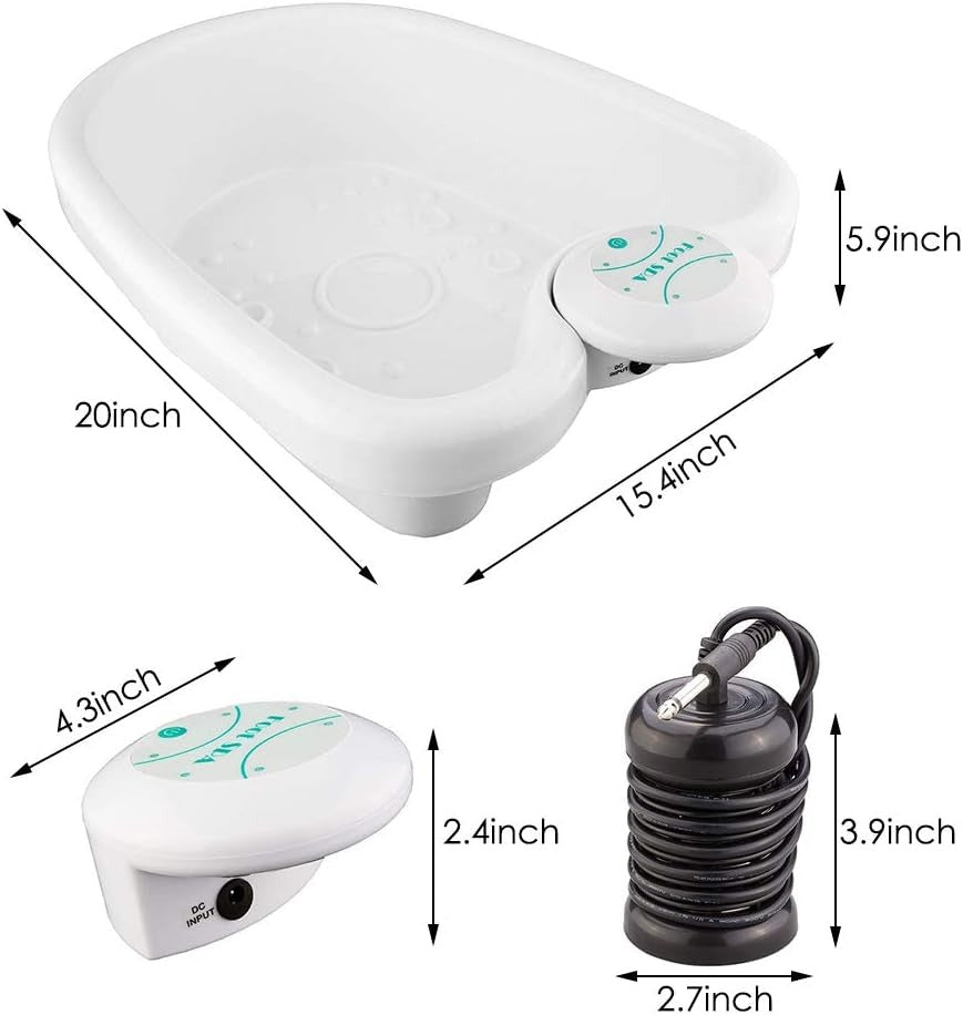 Ionic Detox Foot Spa with Digital Timer and Ionization Array, 30-Minute Sessions