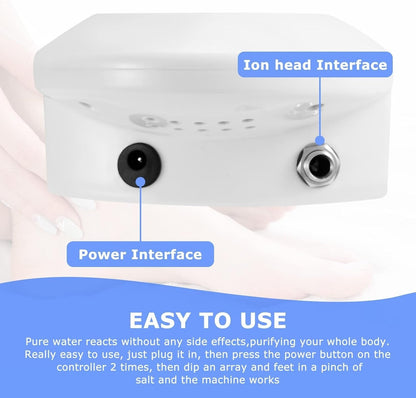 Ionic Detox Foot Spa with Digital Timer and Ionization Array, 30-Minute Sessions