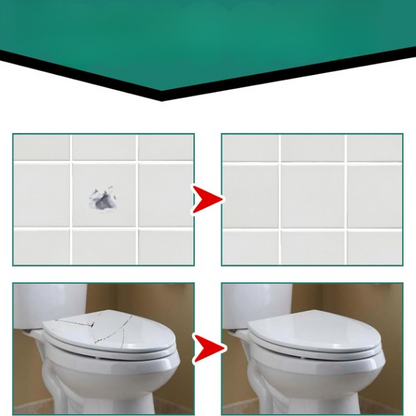Fast-Setting Tile Restoration Filler for Cracks, Chips and Grout Joints