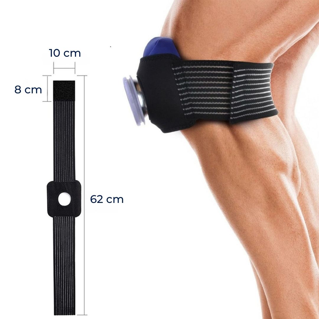 Reusable Hot and Cold Therapy Pack with Moldable Gel and Insulated Seal
