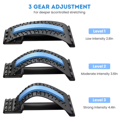 Lumbar Support Back Stretching Board for Yoga Spine Relief and Posture Correction