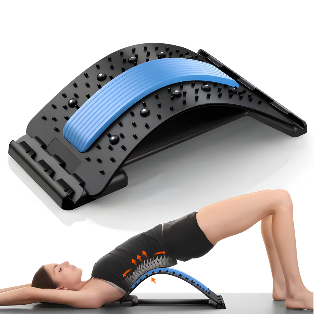 Lumbar Support Back Stretching Board for Yoga Spine Relief and Posture Correction