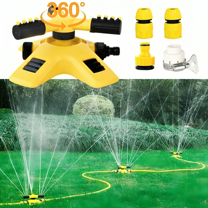 AquaFlow | Garden Sprinkler with 360° Rotation & Adjustable Nozzles | Efficient Watering Solution for Healthy Plants 1