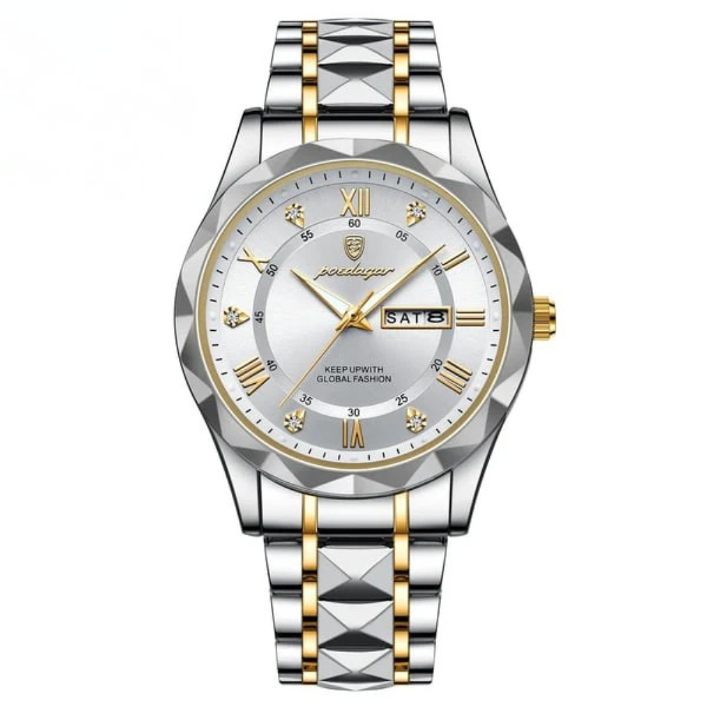 Luxury Men's Watch, Japanese Miyota Quartz, 316L Stainless Steel Case