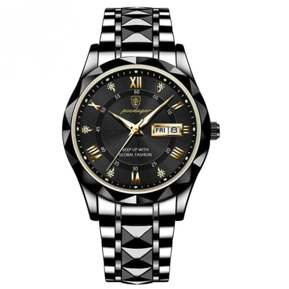 Obsetic Men's Luxury Waterproof Wristwatch with Luminous Display