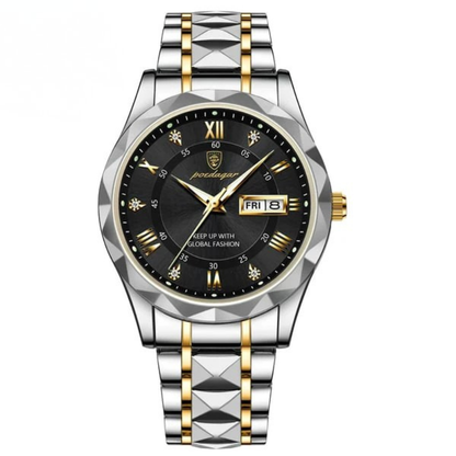 Obsetic Men's Luxury Waterproof Wristwatch with Luminous Display