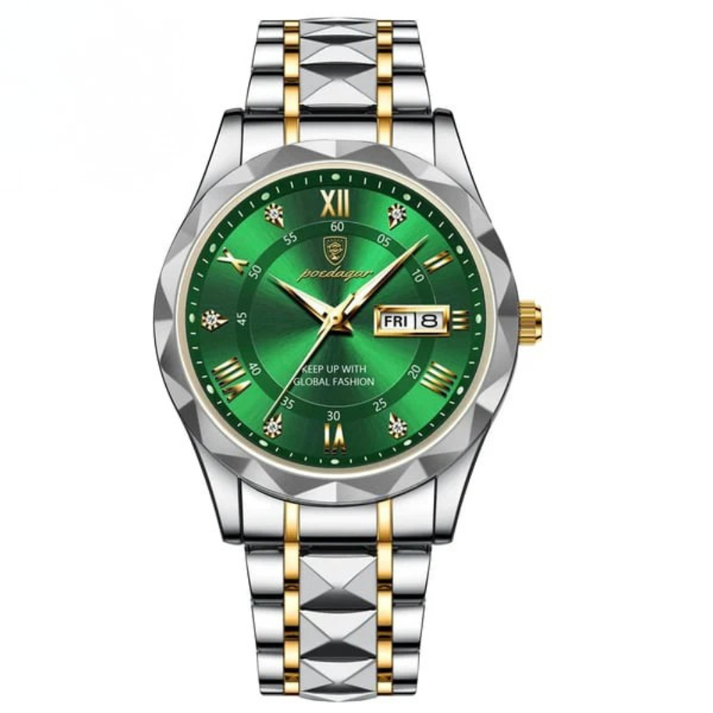 Obsetic Men's Luxury Waterproof Wristwatch with Luminous Display