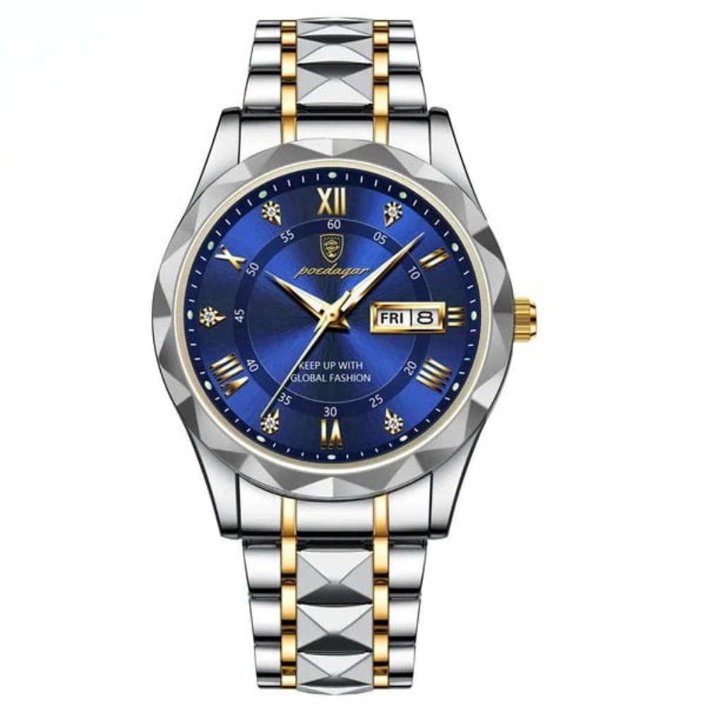 Obsetic Men's Luxury Waterproof Wristwatch with Luminous Display