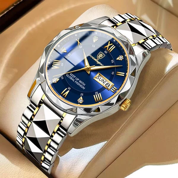 Luxury Men's Watch, Japanese Miyota Quartz, 316L Stainless Steel Case