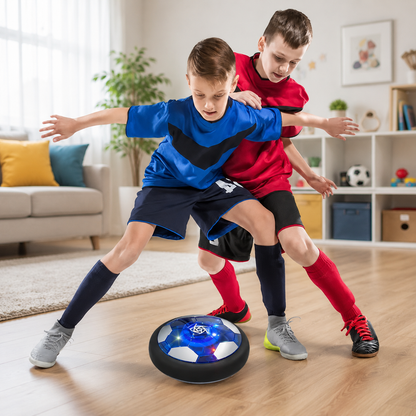 Hovering Football Toy with LED Lights and Rechargeable Battery for Kids