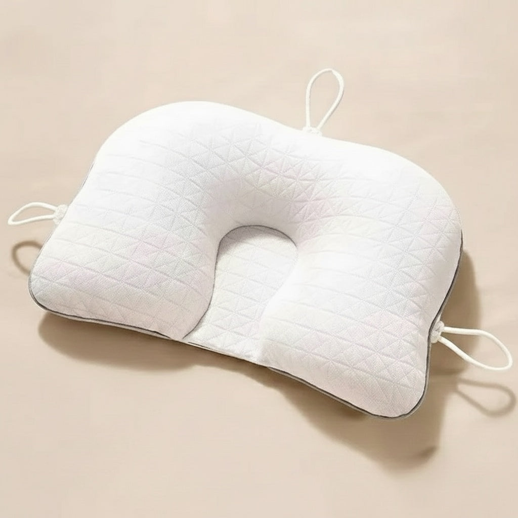 Baby Pillow with Memory Foam Blend and Adjustable Positioning Design