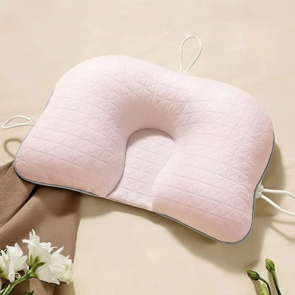 Baby Pillow with Memory Foam Blend and Adjustable Positioning Design
