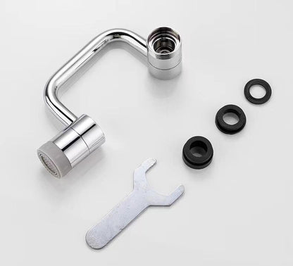 Swivel Faucet Extender with Dual Flow Modes and Triple Joint Rotation System