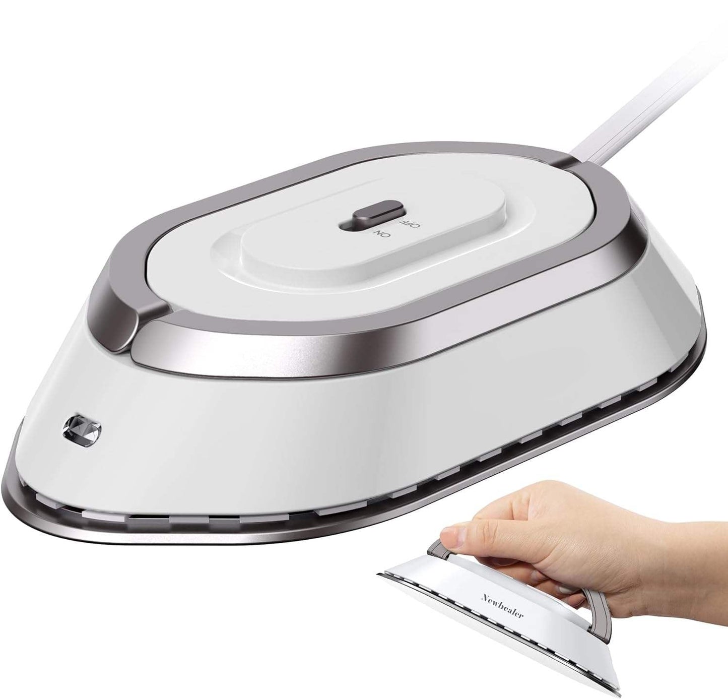 Foldable Travel Iron with Rapid Heating and Dry Wet Pressing
