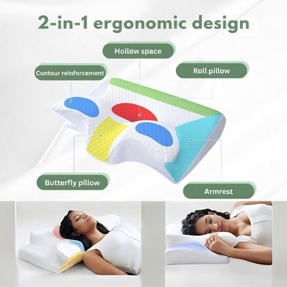 Ergonomic Orthopedic Pillow for Pain-Free Sleep
