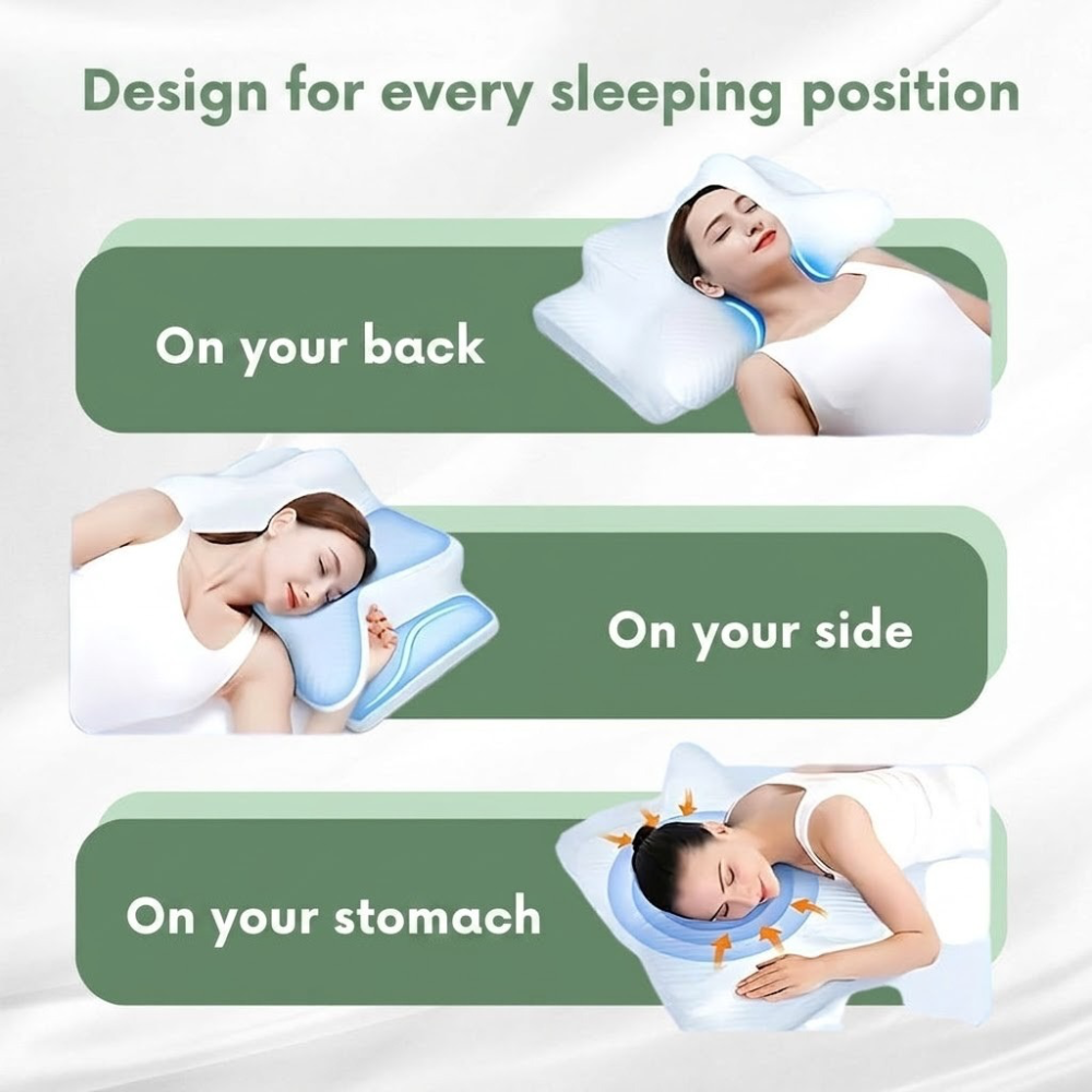 Ergonomic Orthopedic Pillow for Pain-Free Sleep