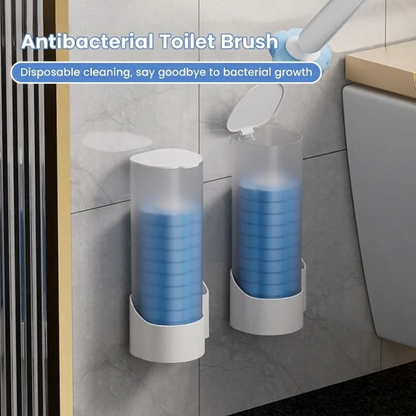 Disposable Toilet Brush Antibacterial Hygienic Sponge Heads