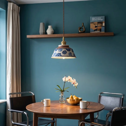 Ceramic Pendant Light Hand Painted